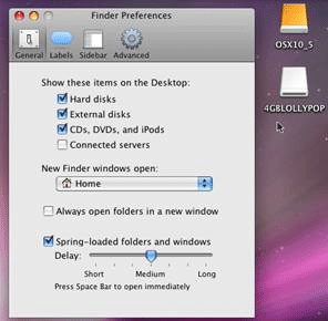 finder preferences